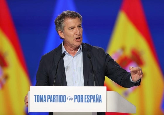 Feijóo cierra la puerta a una alianza con Vox si llega a la Moncloa: «Quiero un Gobierno en solitario»