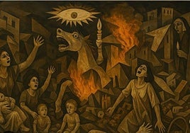 El 'Guernica' olvidado: un artista digital rescata del olvido el bombardeo de Cabra