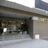 Clínica a la que fue trasladado el joven