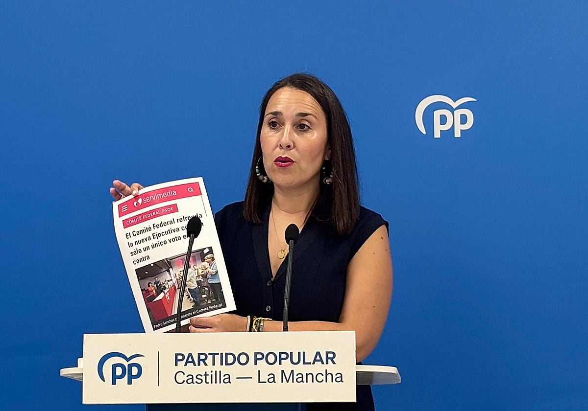 Alejandra hernández, portavoz del PP de Castilla-La Mancha