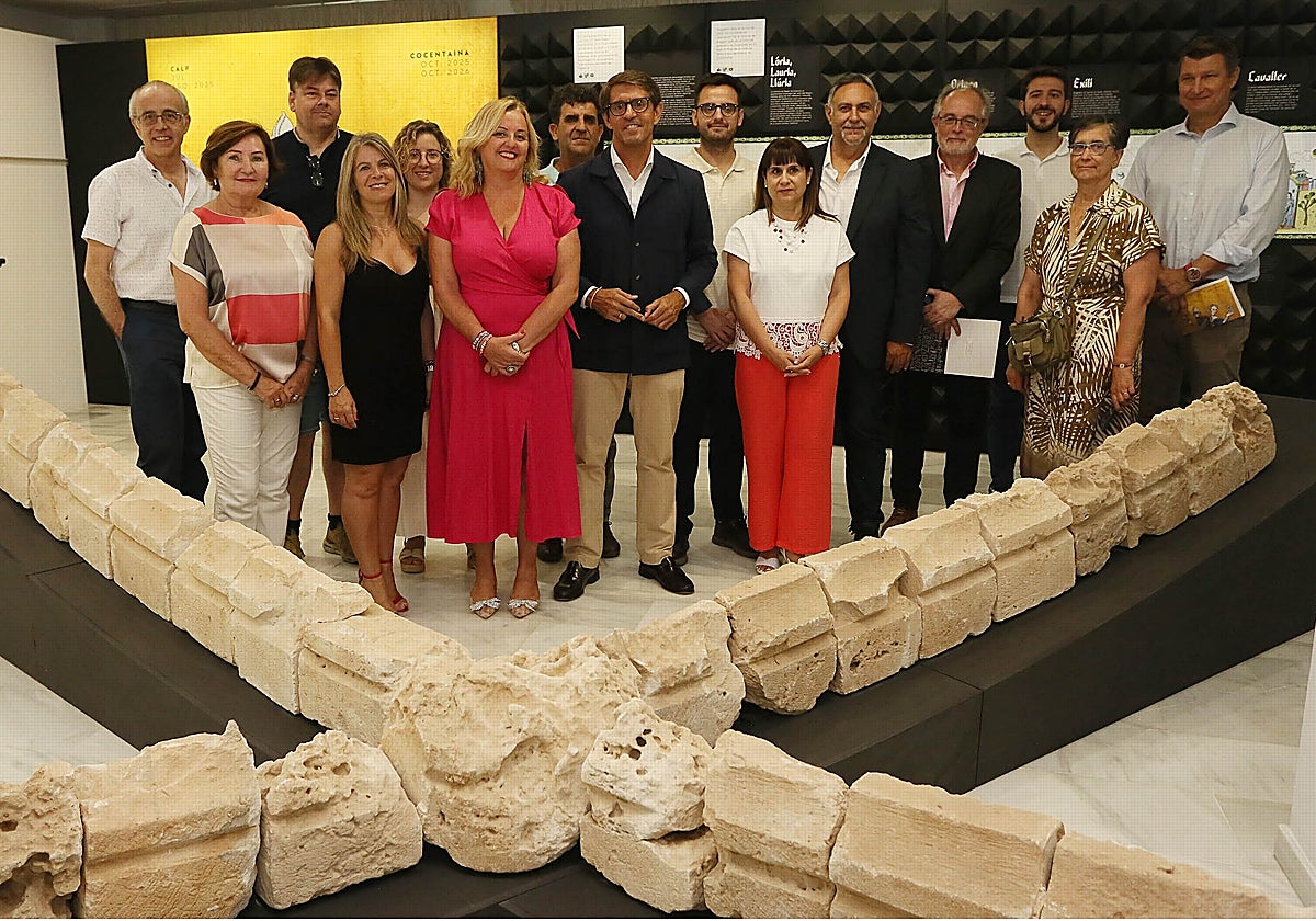 Inauguración de la exposición en Calpe sobre Rober de Llúria