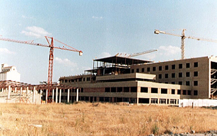 La construcción e inauguración del hospital de Pozoblanco, en imágenes