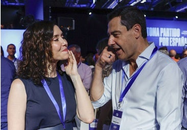 Isabel Díaz Ayuso y Juanma Moreno.