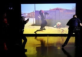 Robos y tiroteos simulados para preparar a la Policía