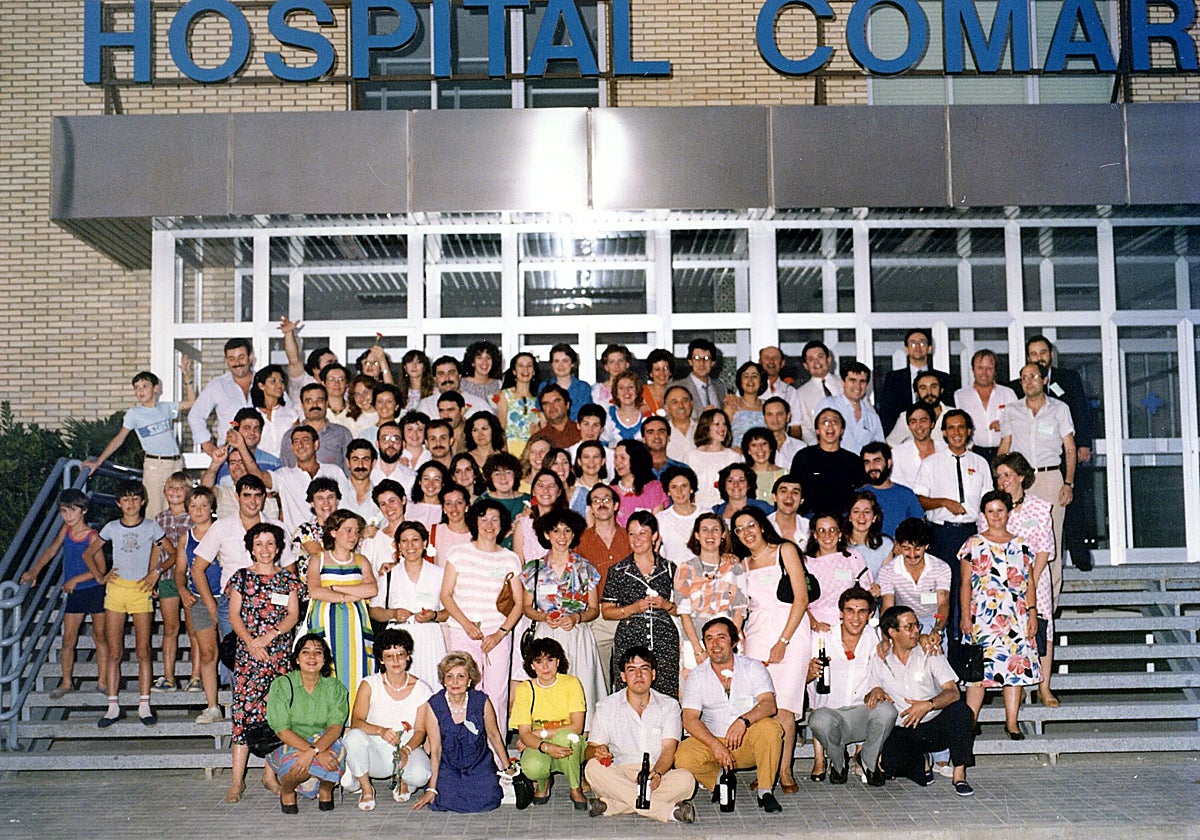 Miembros de la primera plantilla del hospital de Pozoblanco