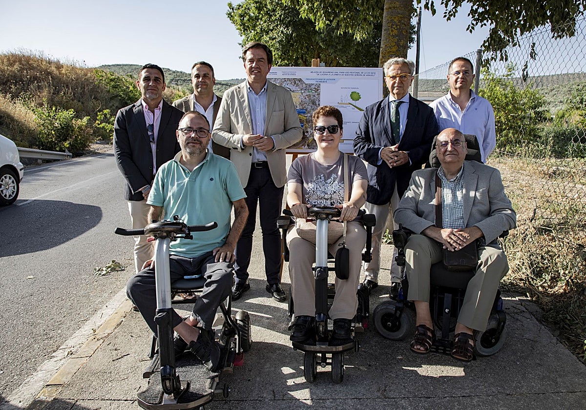 Presentación de las obras para el camino accesible en Lucena