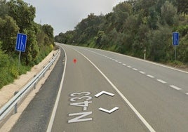 Muere una mujer de 69 años al salirse de la vía y volcar en una cuneta en Aroche