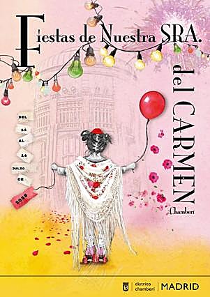 Cartel de las fiestas patronales de Chamberí de 2025