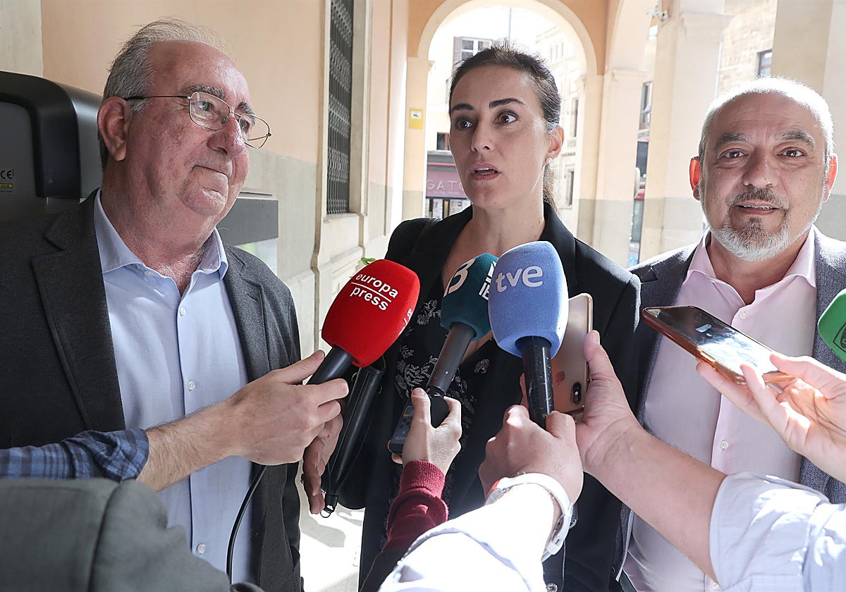 Ribas junto con Agustín Buades y Sergio Rodríguez cuando lideraron una rebelión.
