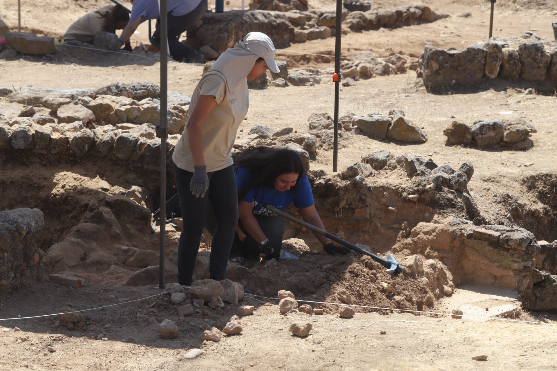 La excavación arqueológica en Cercadilla en Córdoba, en imágenes