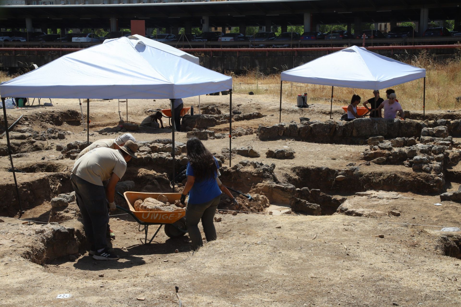 La excavación arqueológica en Cercadilla en Córdoba, en imágenes