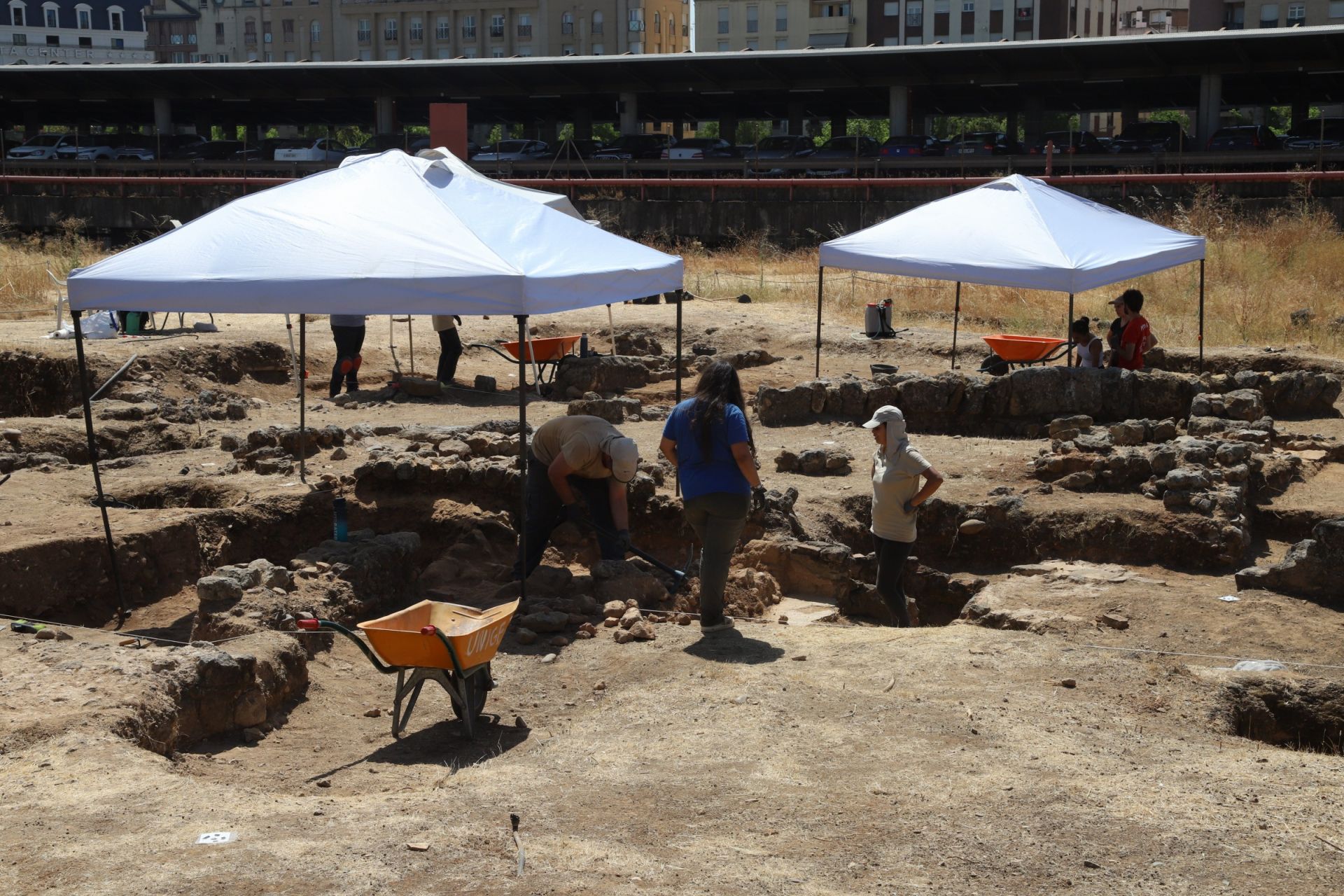 La excavación arqueológica en Cercadilla en Córdoba, en imágenes