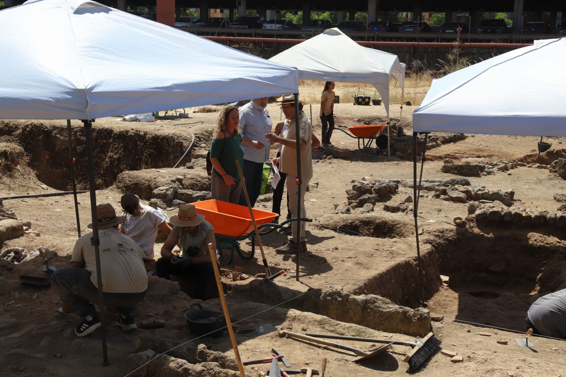 La excavación arqueológica en Cercadilla en Córdoba, en imágenes
