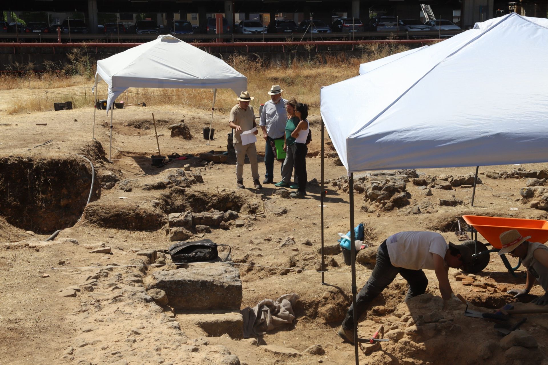 La excavación arqueológica en Cercadilla en Córdoba, en imágenes
