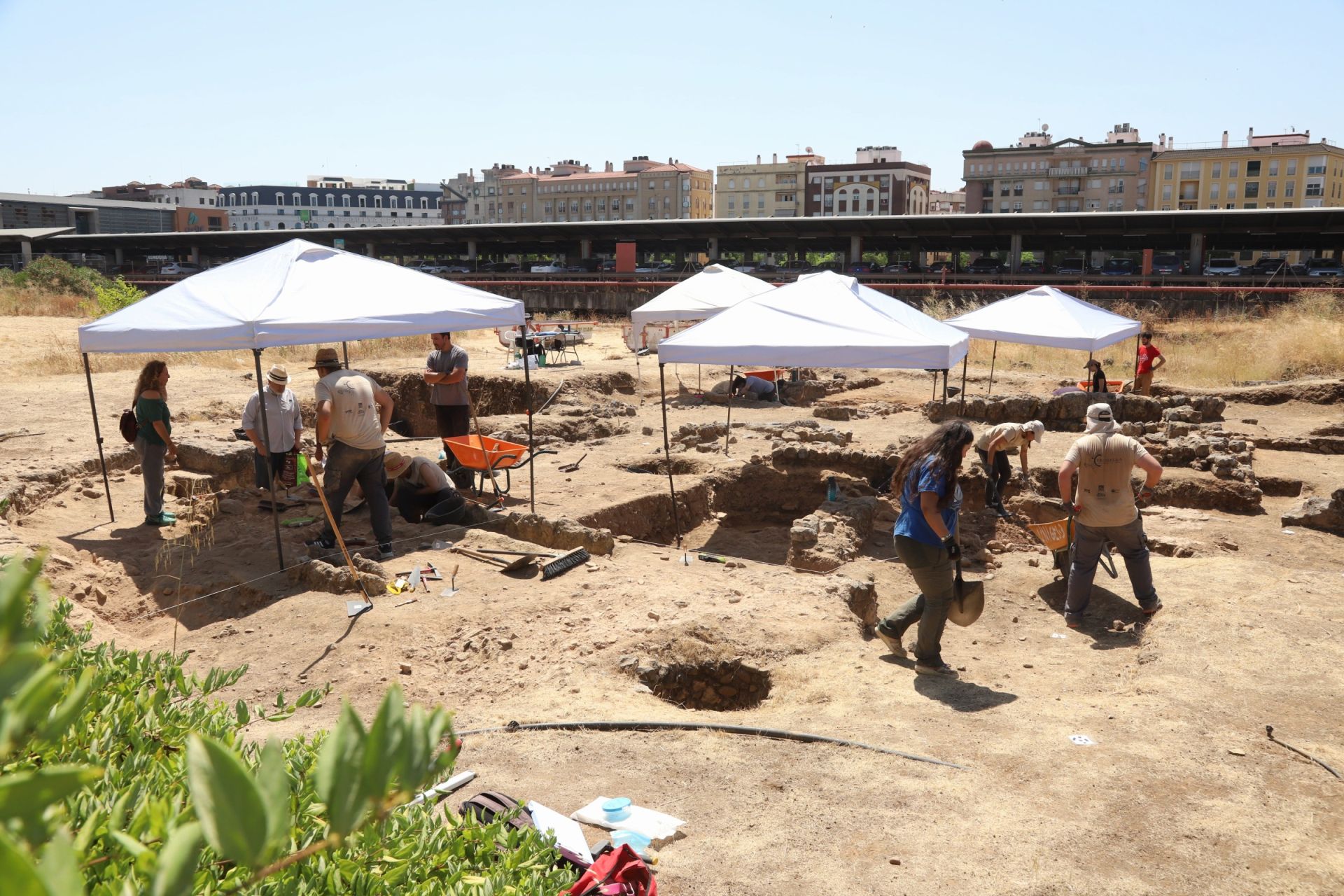 La excavación arqueológica en Cercadilla en Córdoba, en imágenes