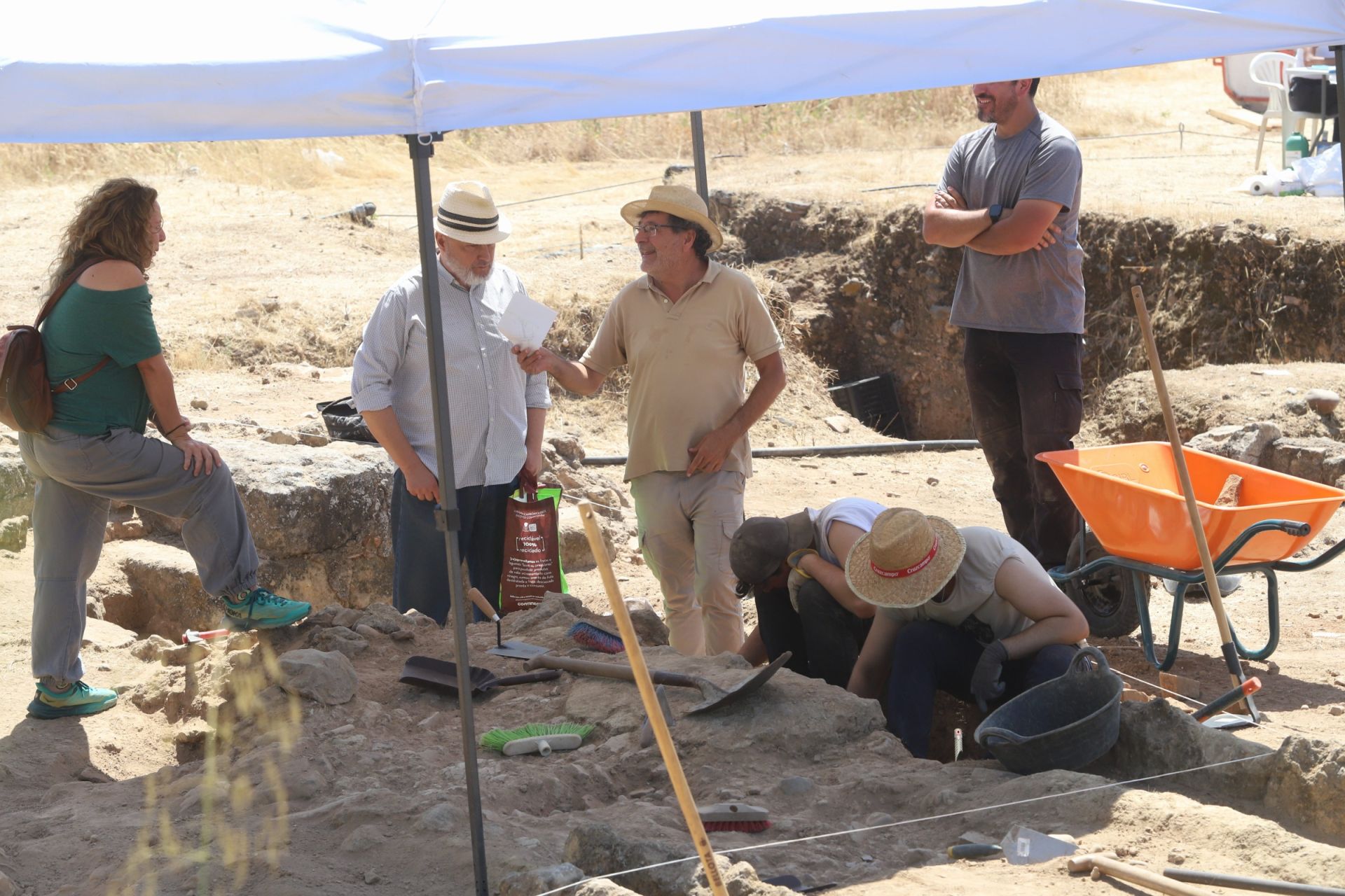 La excavación arqueológica en Cercadilla en Córdoba, en imágenes