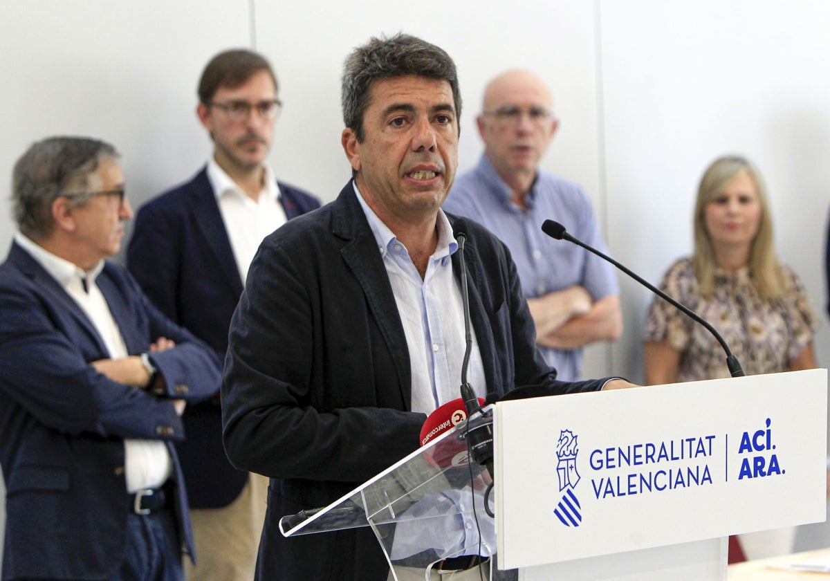 Mazón afea a Sánchez que no cree una oficina para la reconstrucción posdana tras anunciar una para Ucrania