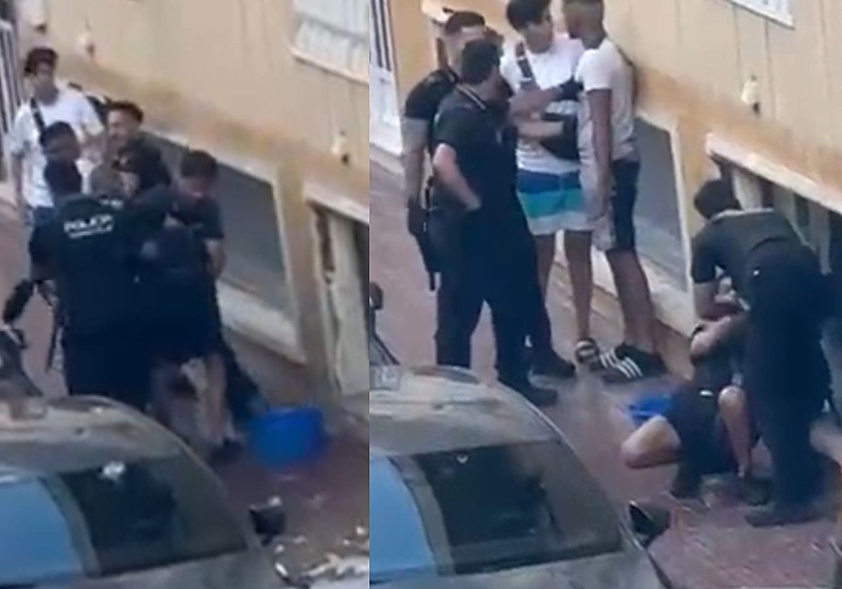 Imagen capturada del vídeo difundido