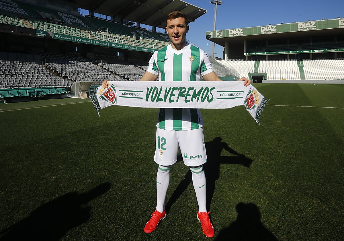 Alberto del Moral durante su presentación en la temporada pasada