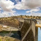 Presa del embalse de La Colada, situada en la corona norte de la provincia de Córdoba