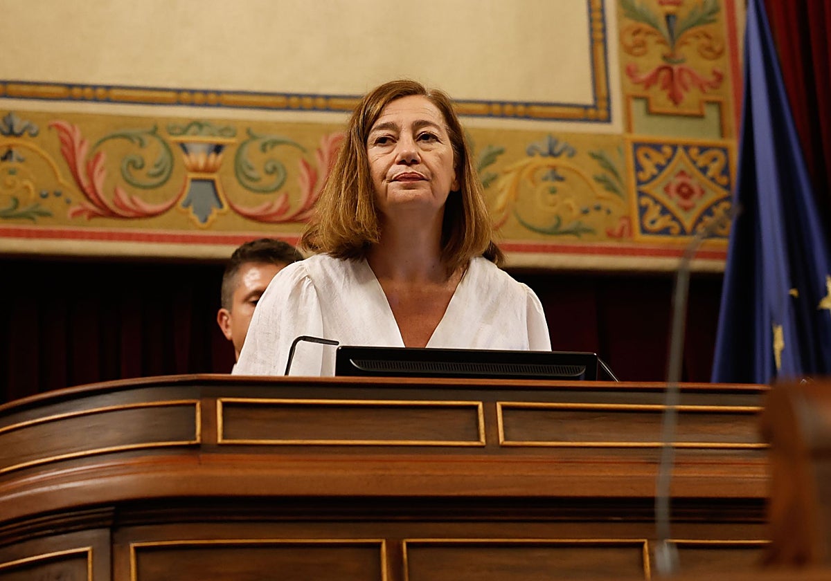 La presidenta del Congreso, Francina Armengol