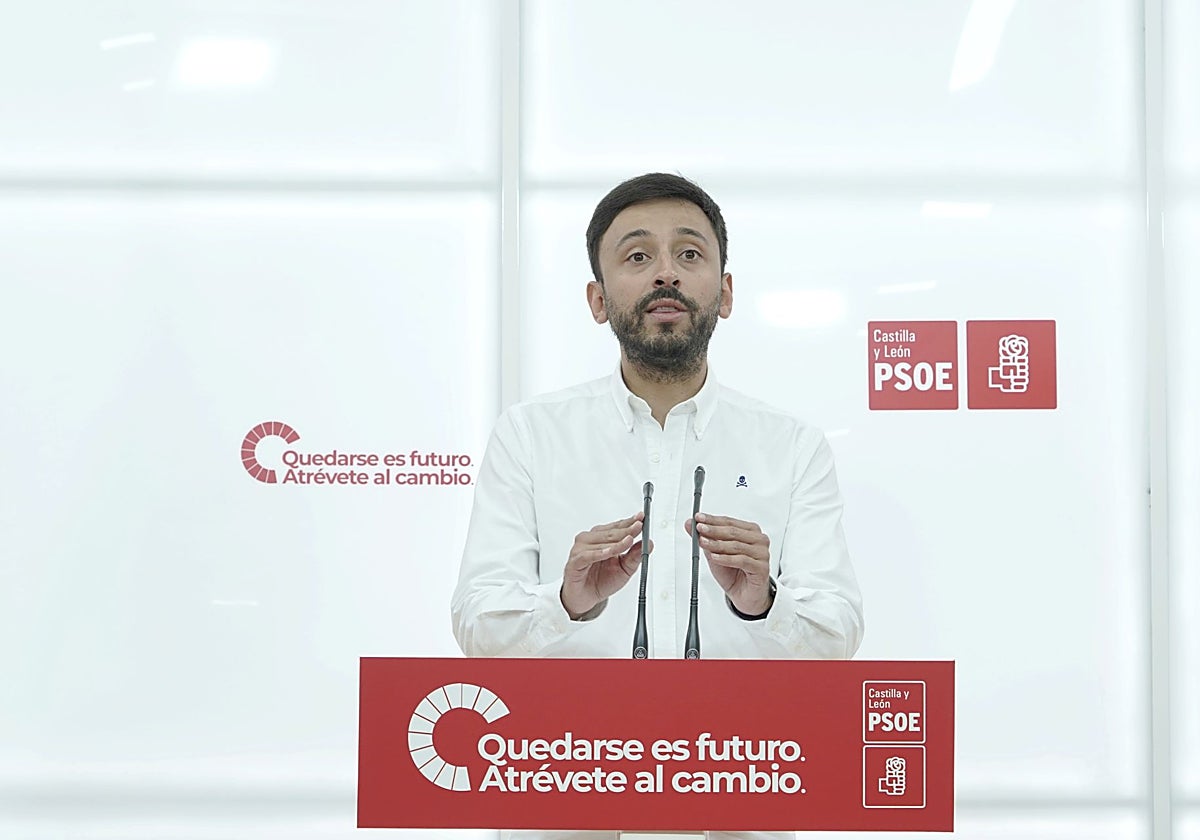 El secretario de PSCyL, Fran Díaz, analiza la financiación local en la Comunidad