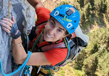 Muere Marta Jiménez, 'la mujer adrenalina' de 'El Hormiguero' practicando salto base en Huesca