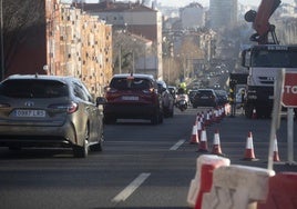 Cierre temporal del acceso de la A-5 a la M-30 en sentido Madrid por las obras del Paseo Verde del Suroeste