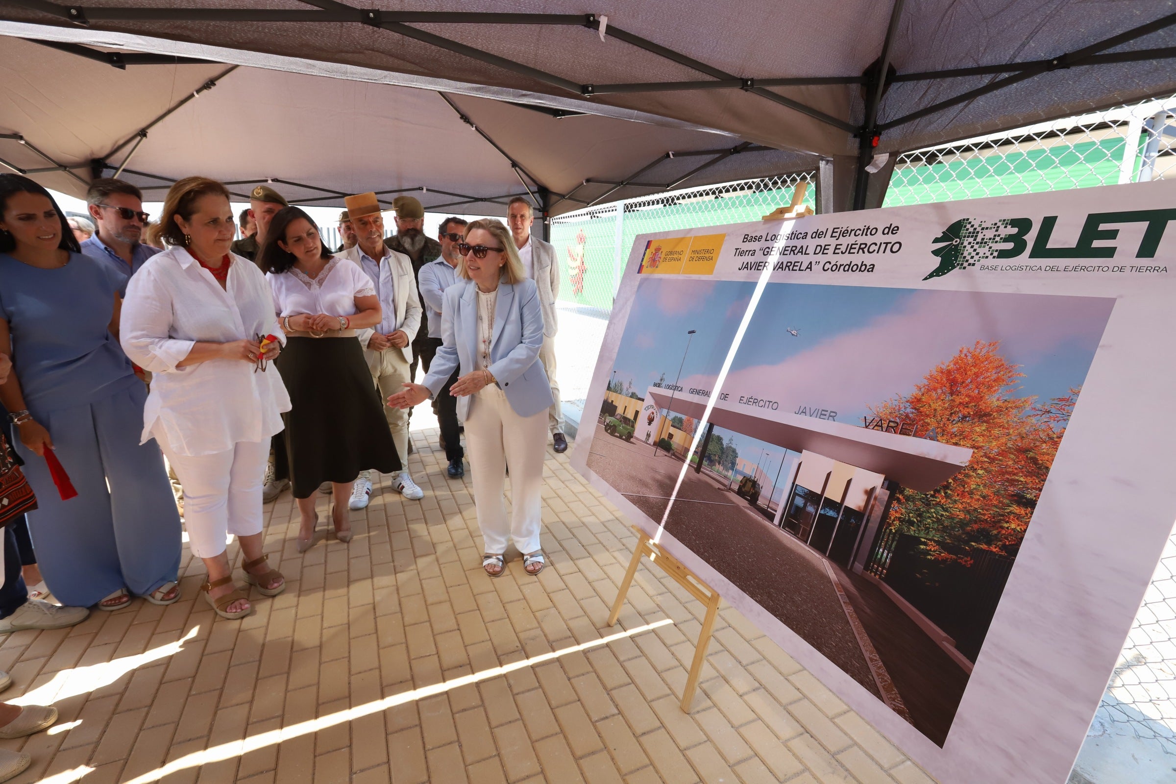 Las imágenes de la entrega de la urbanización de la Base Logística del Ejército en Córdoba