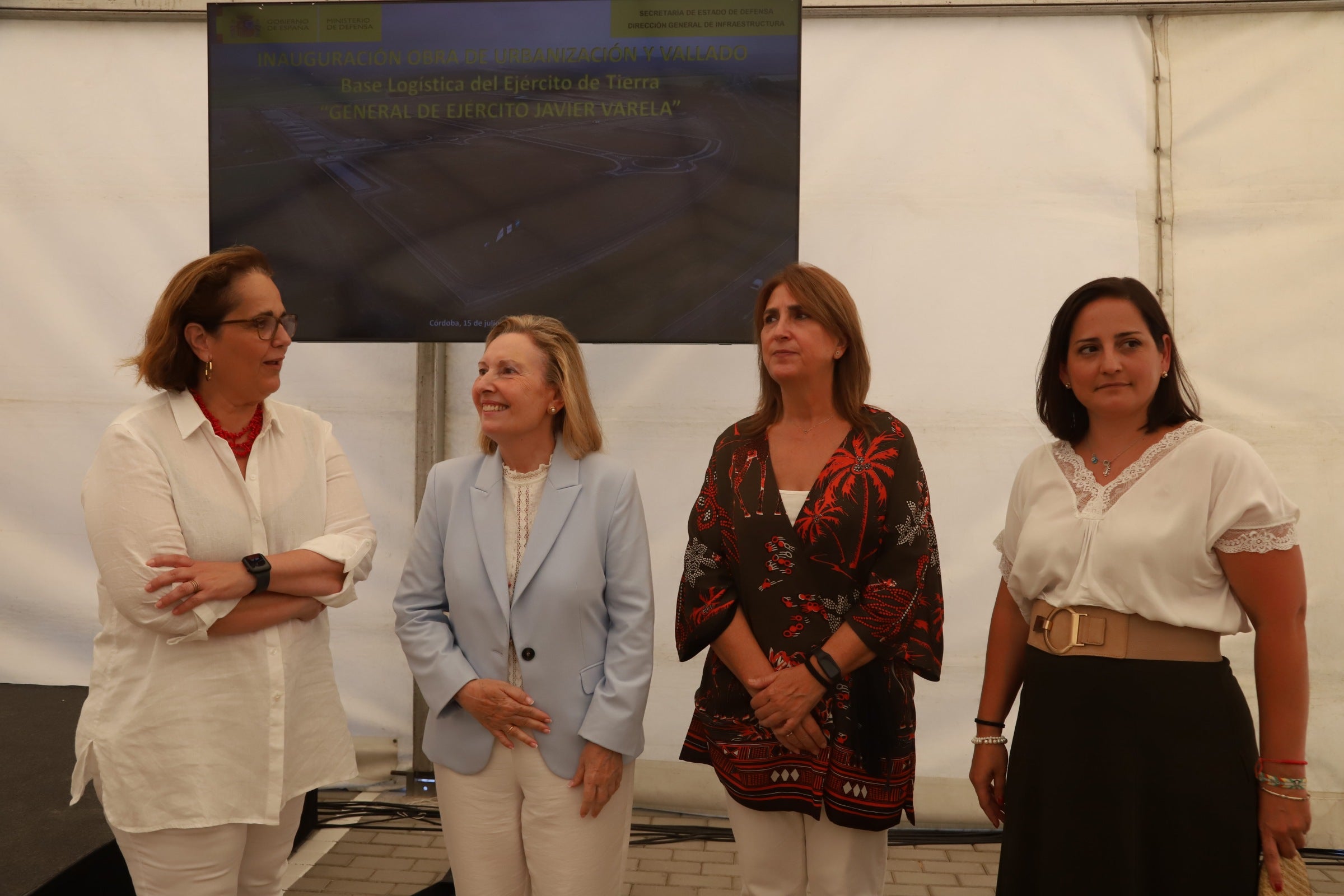 Las imágenes de la entrega de la urbanización de la Base Logística del Ejército en Córdoba