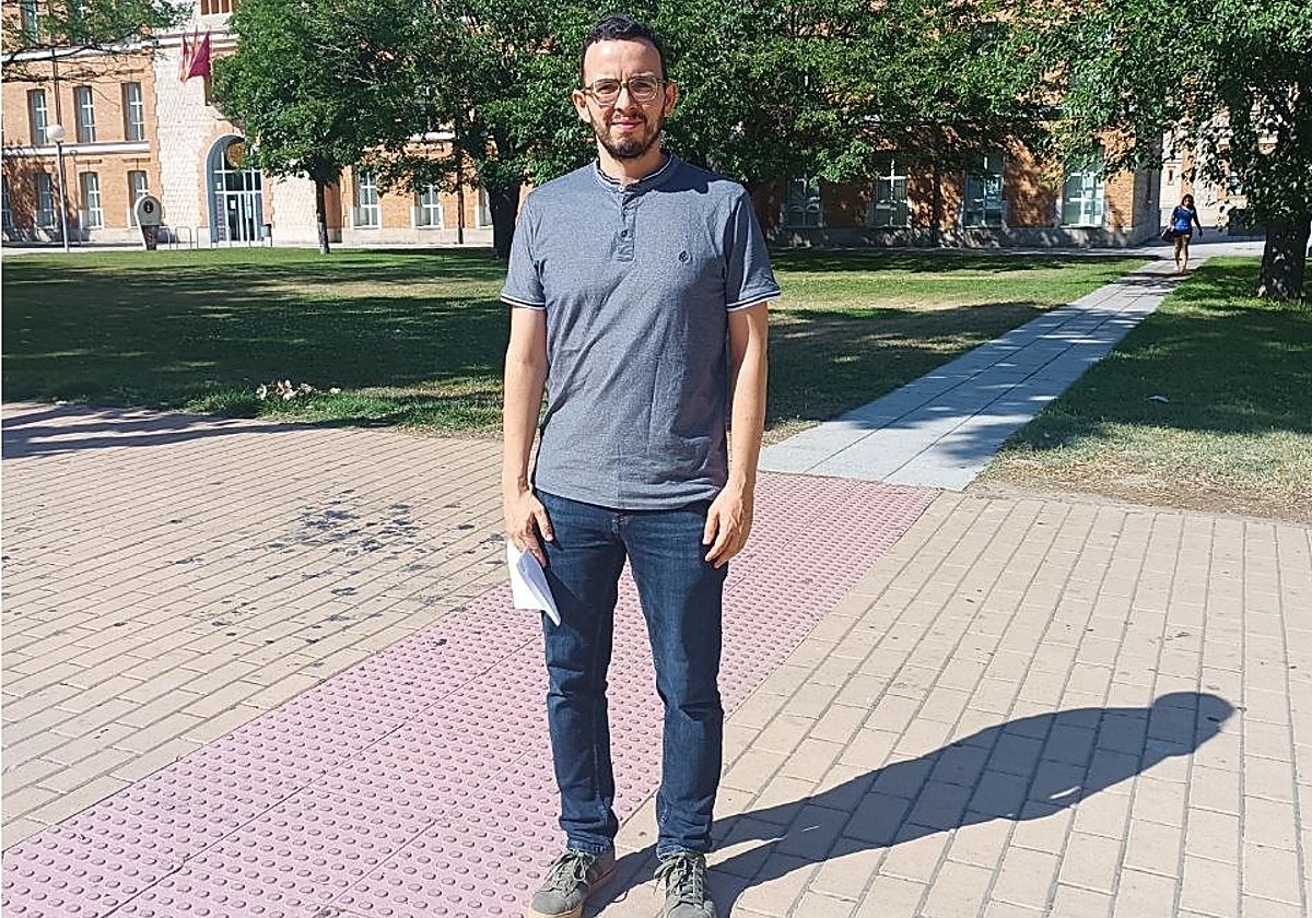 El nuevo coordinador de Podemos en Castilla y León, Miguel Ángel Llamas