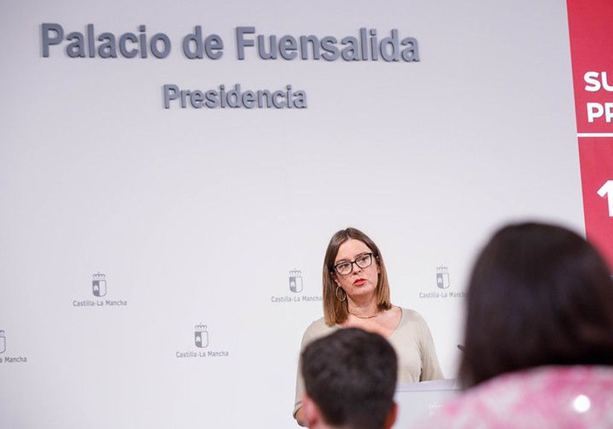 Esther Padilla, portavoz del Gobierno regional