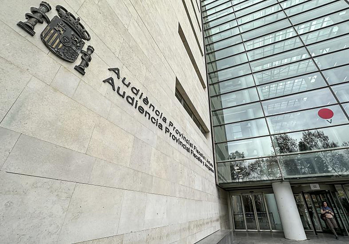 Imagen de archivo tomada en la Ciudad de la Justicia de Valencia