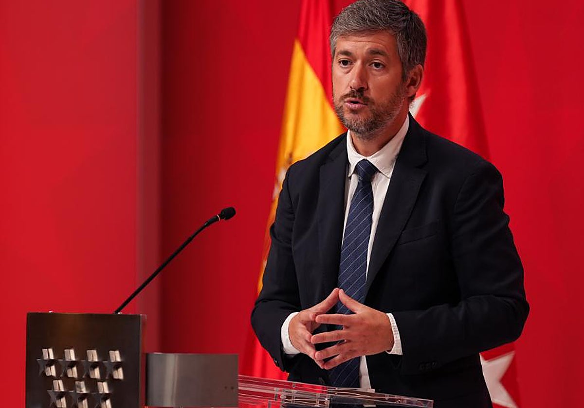 El consejero de Presidencia y portavoz del Gobierno regional de Ayuso, Miguel Ángel García