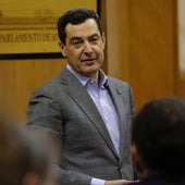 El presidente de la Junta de Andalucía, Juanma Moreno