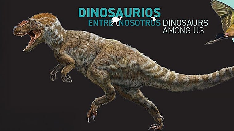 Cartel de la exposición 'Dinosaurios entre nosotros'