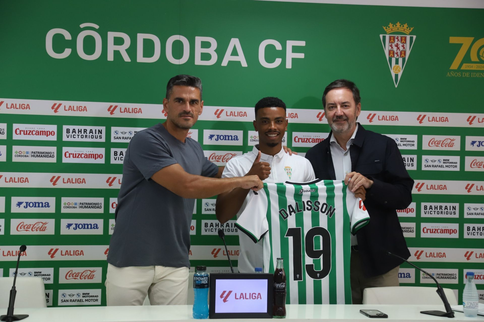 Las mejores imágenes de la presentación de Sergi Guardiola y Dalisson con el Córdoba CF