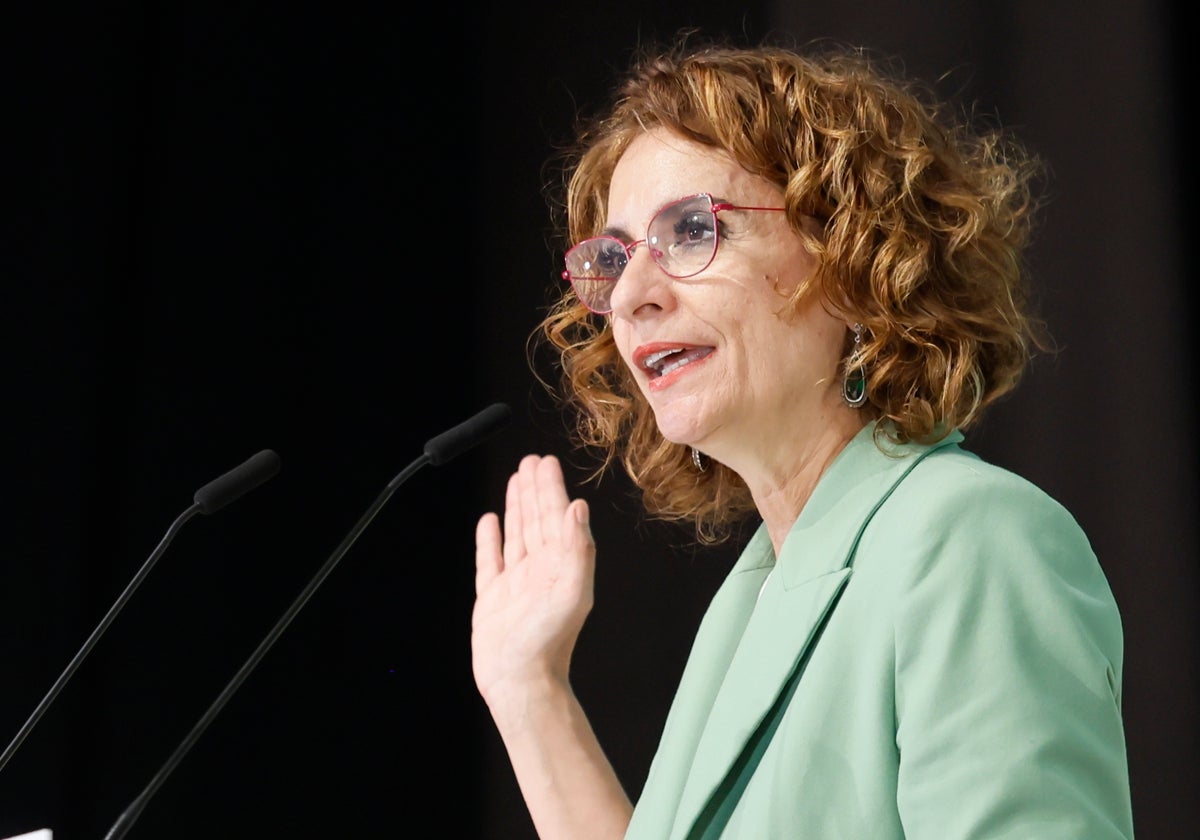 La ministra de Hacienda, María Jesús Montero
