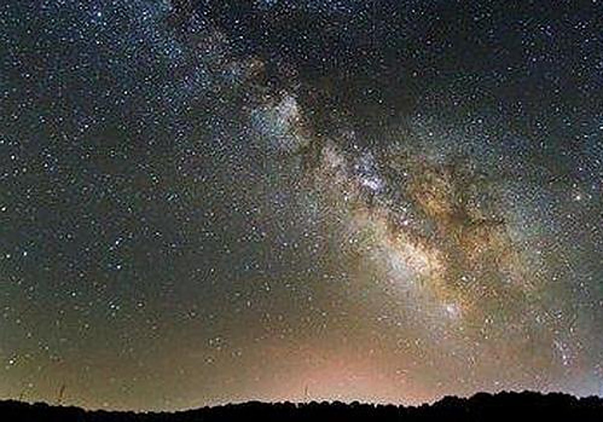 Visión de la Vía Láctea desde los Llanos de Espiel