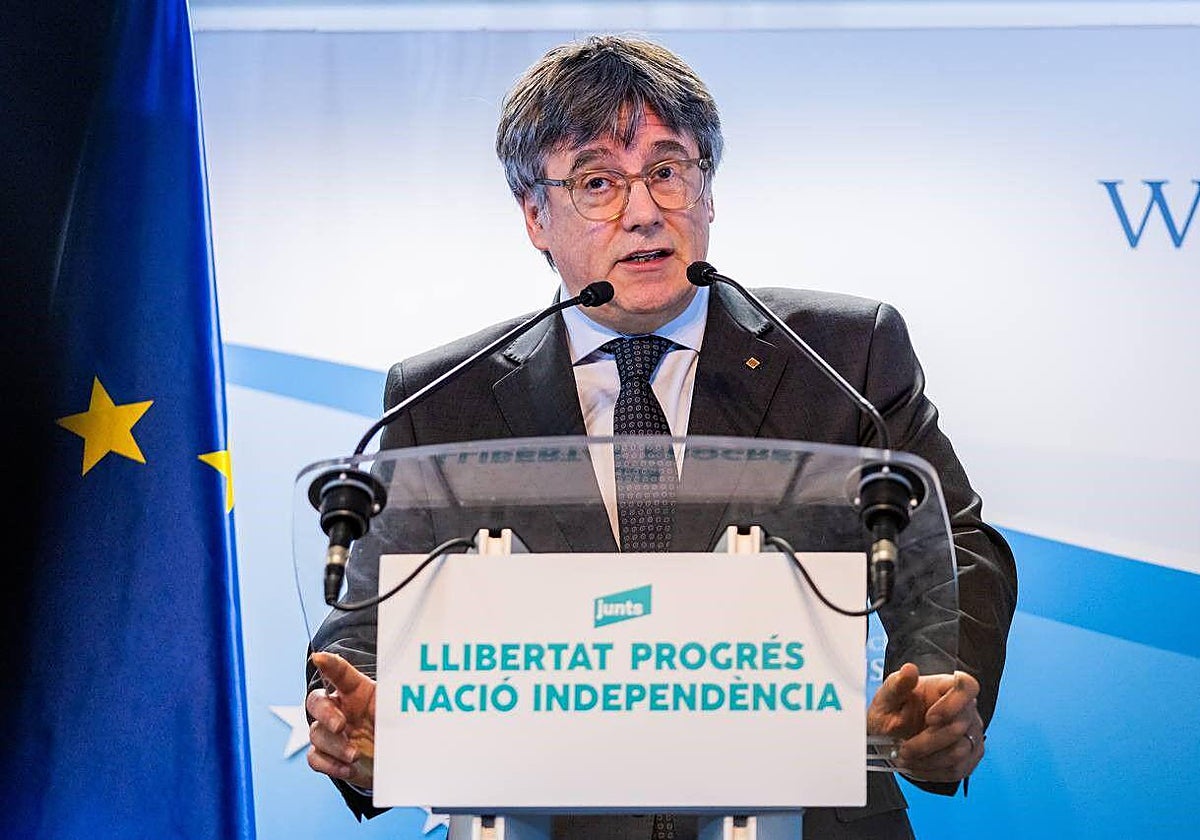 El líder de Junts y prófugo de la Justicia, Carles Puigdemont
