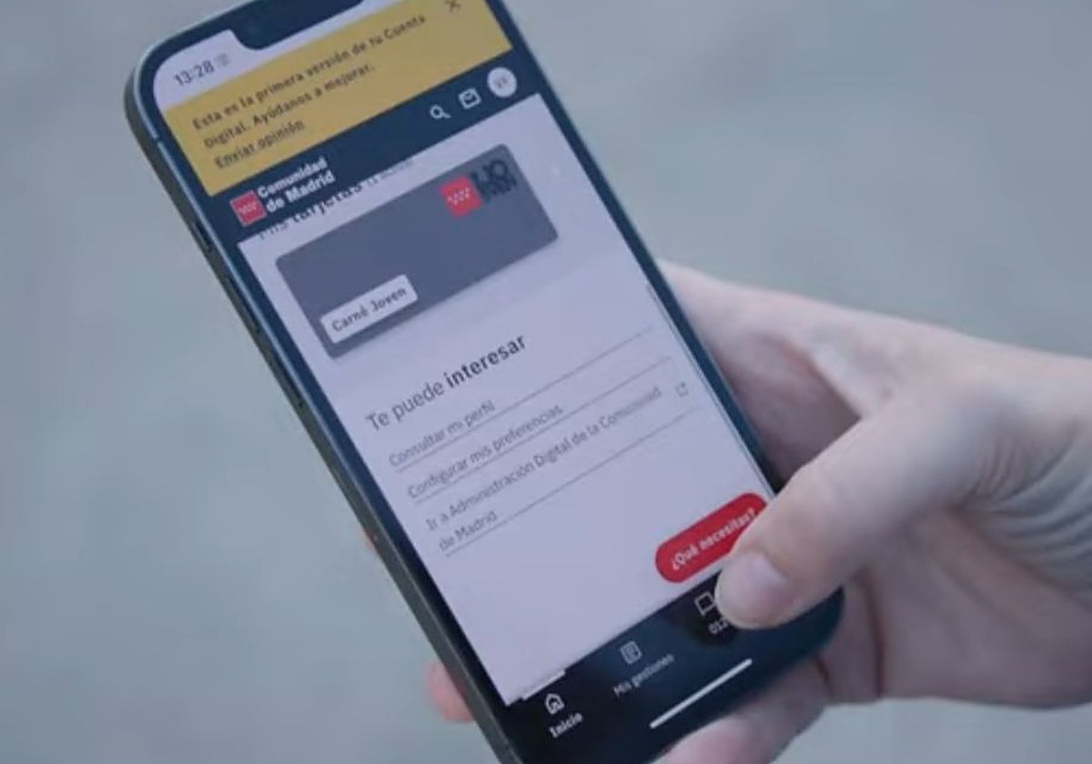 La aplicación Cuenta Digital