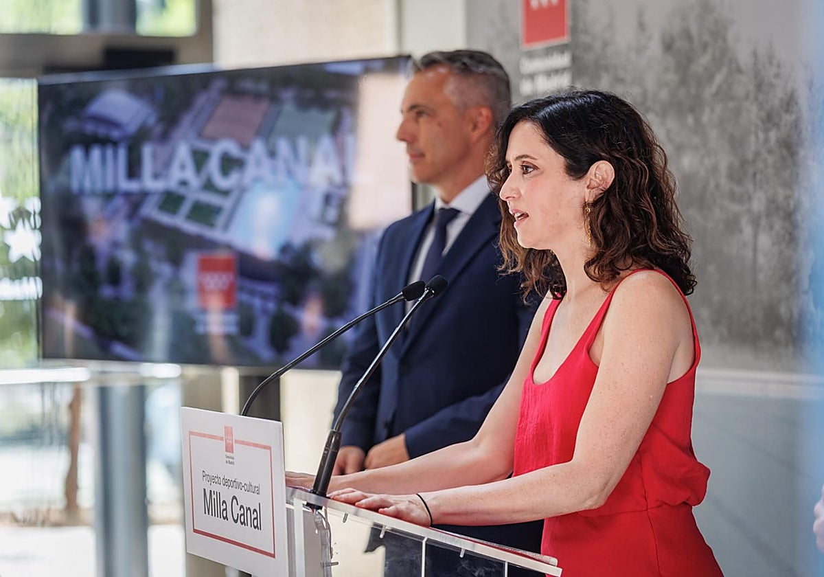 La presidenta de la Comunidad de Madrid, Isabel Díaz Ayuso