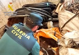 Detenidas seis personas por robar 53.000 metros de cableado de cobre en Asturias y Cantabria