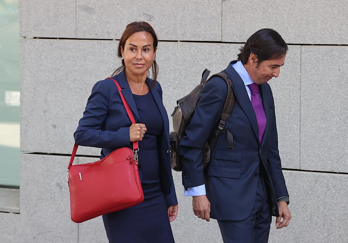 Isabel Pardo de Vera, a su llegada a la Audiencia Nacional