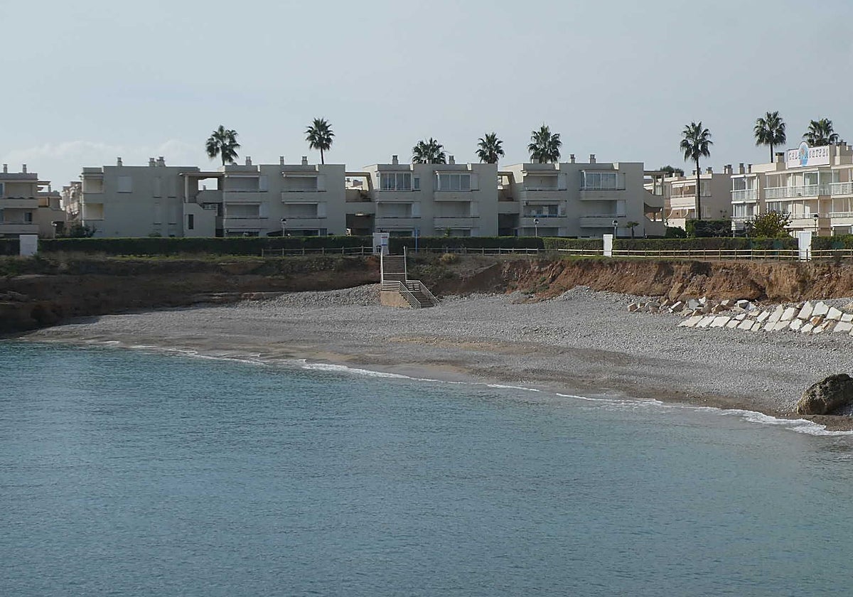 Imagen de archivo de la playa de la Barbiguera de Vinaròs (Castellón)