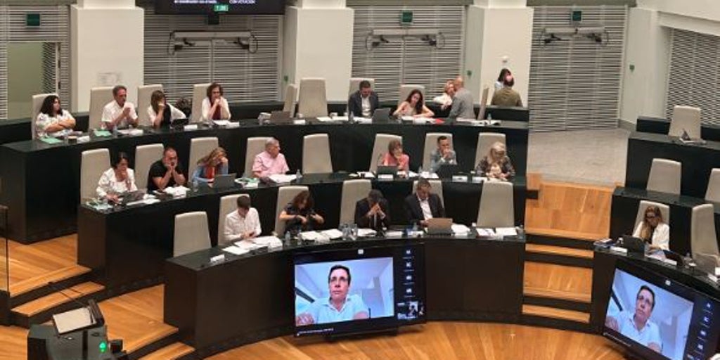 Almeida reaparece en el Pleno del Ayuntamiento