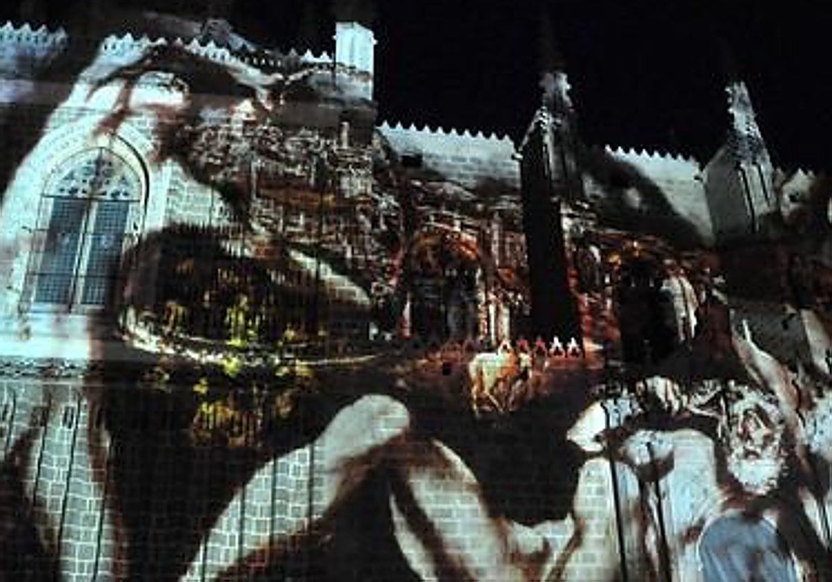 Espectáculo de 'Lux Toledo' por el que el Ayuntamiento tendrá que indemnizar a la SGAE