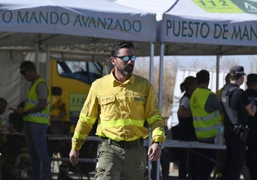 Las mejores imágenes del centro de operaciones para el incendio en la Sierra de Córdoba