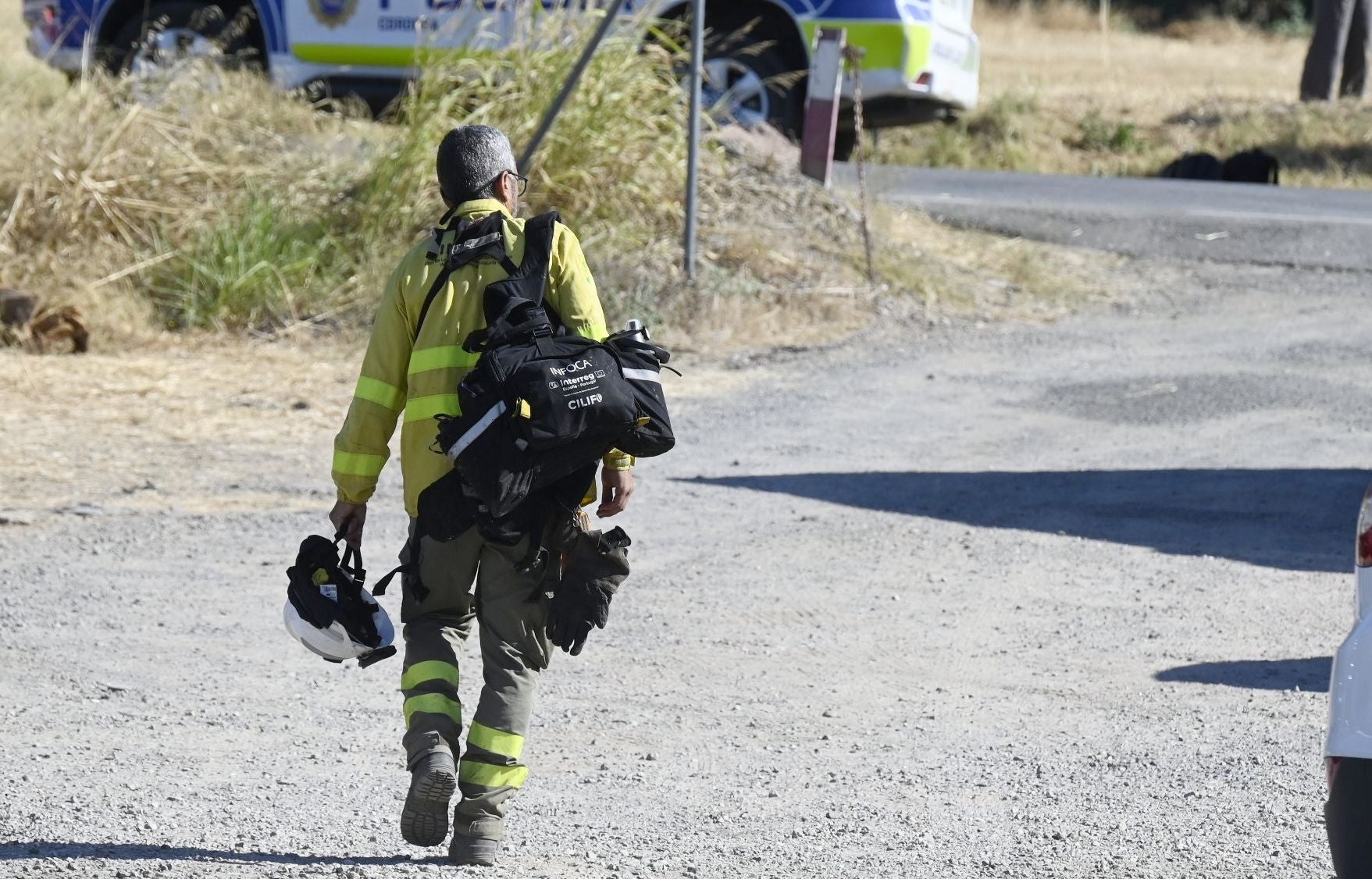 Las mejores imágenes del centro de operaciones para el incendio en la Sierra de Córdoba