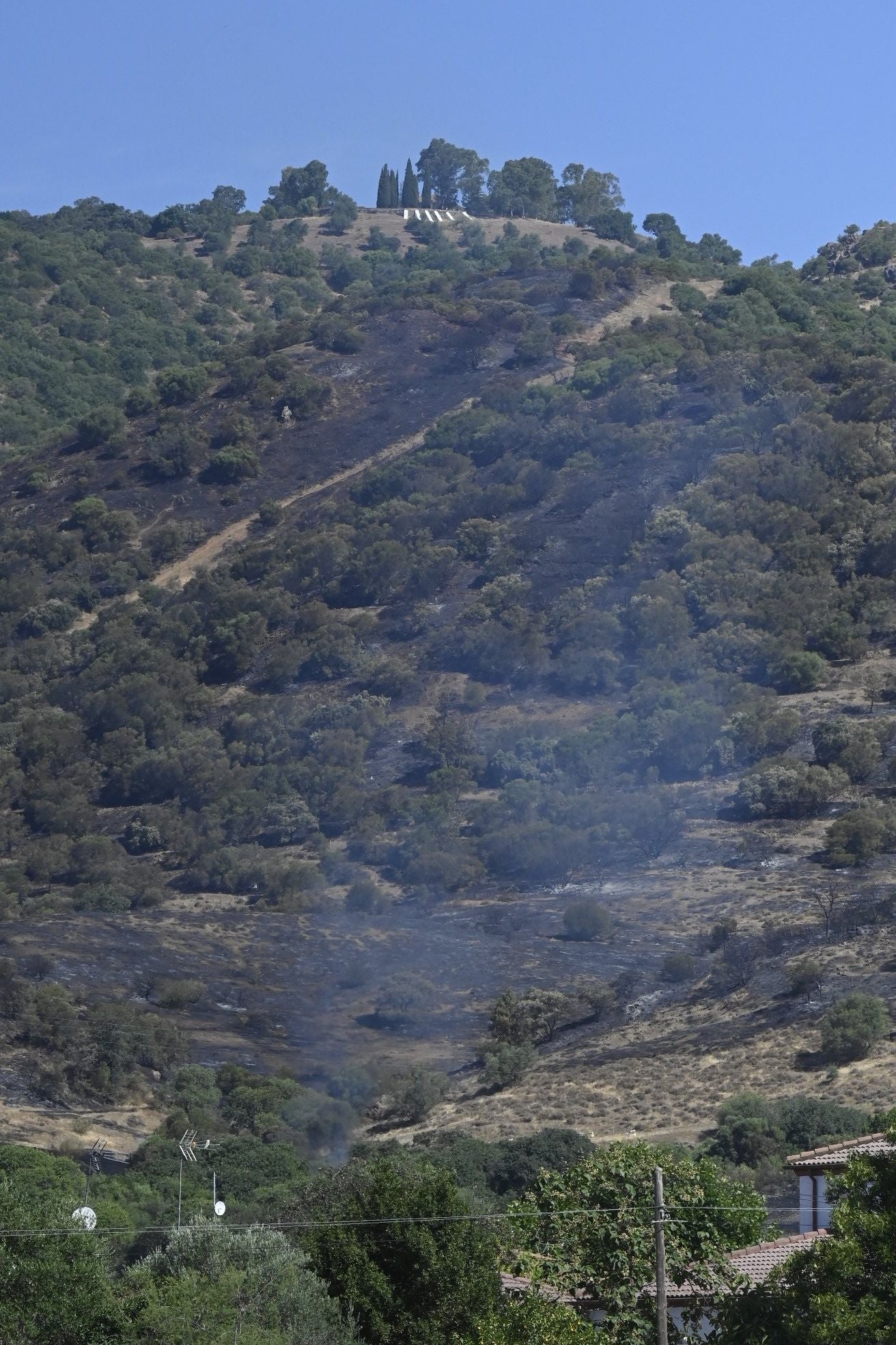 Las mejores imágenes del centro de operaciones para el incendio en la Sierra de Córdoba